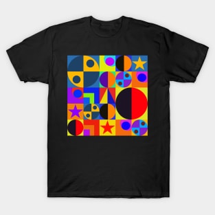 Neo geo abstract design T-Shirt